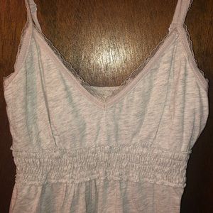 Hollister Tops - Gray Hollister Adjustable Peplum Tank Hollister Tops - Gray Hollister Adjustable Peplum Tank